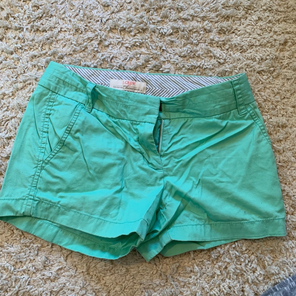 Jcrew shorts mint color
